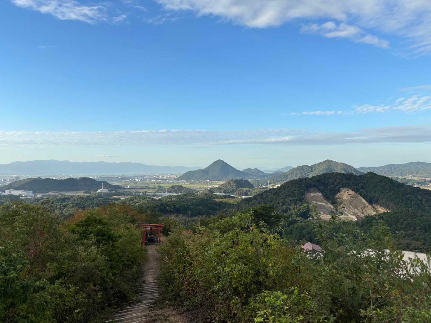 琵琶湖も見える
この景色   好きだな😊