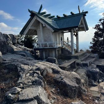 竈門神社上宮。