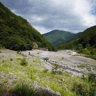 工事中の場所を抜けていく。
ﾃｸﾃｸ((´∀`)~♪