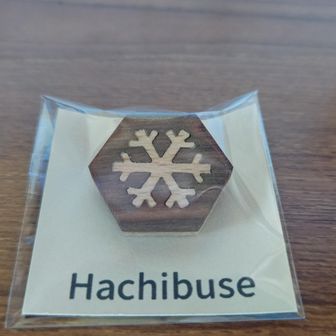Hachibuseバッジ購入。
これも目的の一つ。