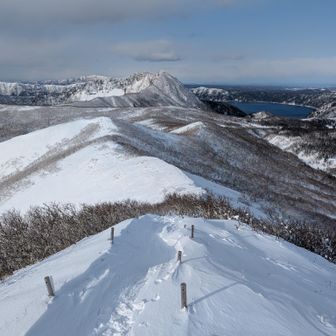 なんて素敵な稜線でしょう
これも冬ならでは