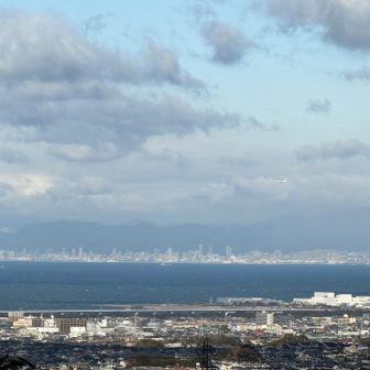 和田山山頂からの眺望 5️⃣

海の向こうには、神戸の街 ✨