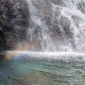 虹も出てマイナスイオンたっぷり浴びて帰ります🌈