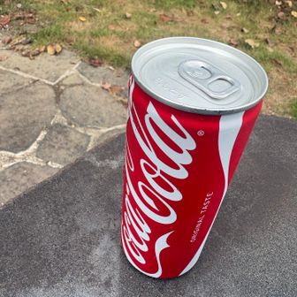 下山後、公園の自販機でコーラを購入し、
がぶ飲み。110円也