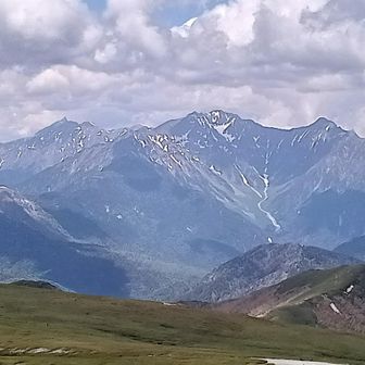 穂高連峰が素敵です〜😍
左から、槍、西ホ、奥ホ、前ホ　⛰️
