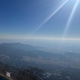 霞んでて景色はぼやーん