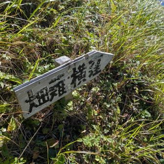 畑薙方面へ