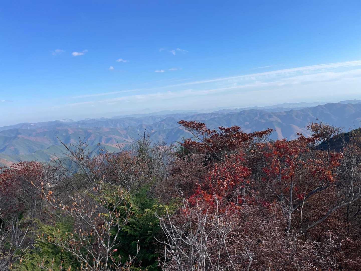 駒形登山口-鳴神山-花台沢ノ頭-三峰山-金沢峠-大形山-吾 縦走コースの写真