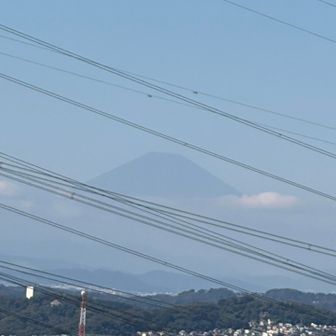 富士山🗻見えました