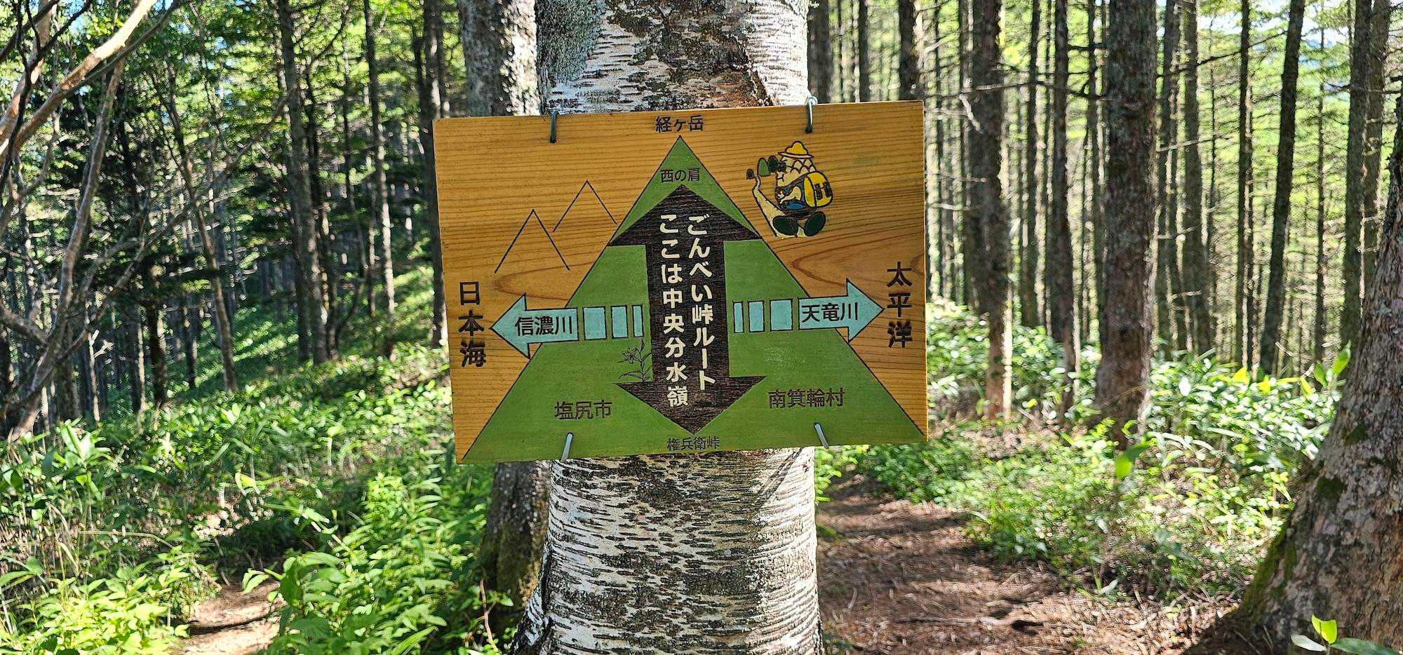 ここは分水嶺