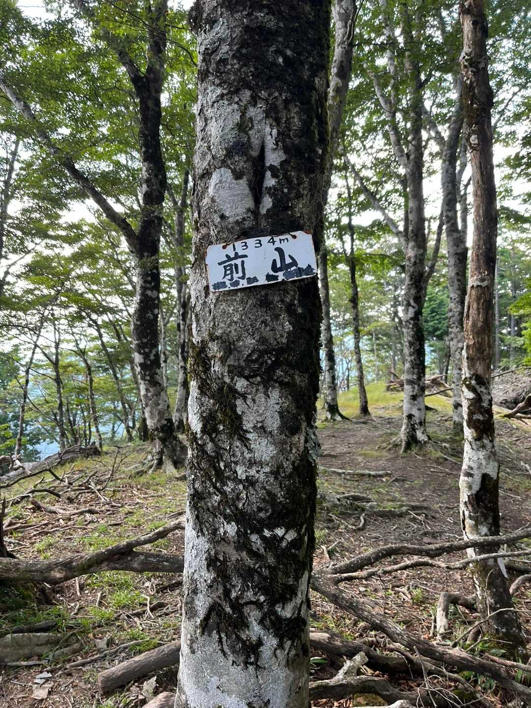 明神平-明神岳-判官平-桧塚-桧塚奥峰-前山-薊岳 周回コースの写真