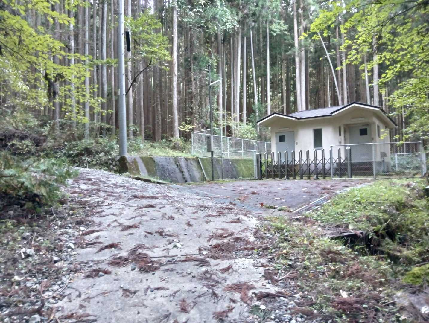 途中の大洞高区配水池