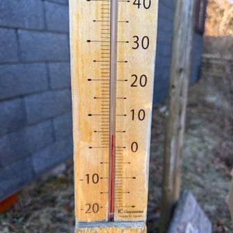 ４℃くらいかな。風がなくてちょうどいい