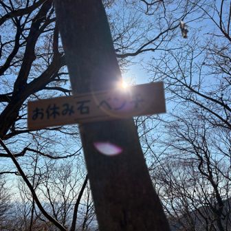 お休み石ベンチ