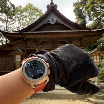 心拍173で山頂到着10:19
本日の記録22分

また頑張ろう！