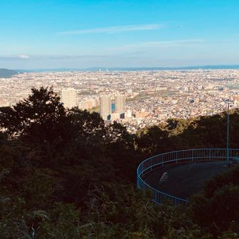 宝塚の街が見えてきた