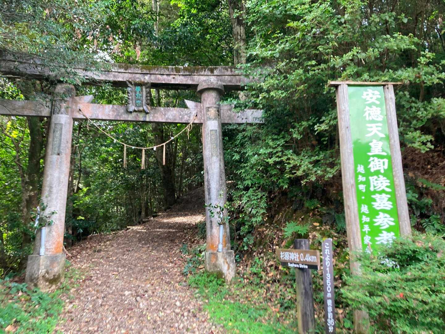 杉原神社-横倉宮 往復コースの写真