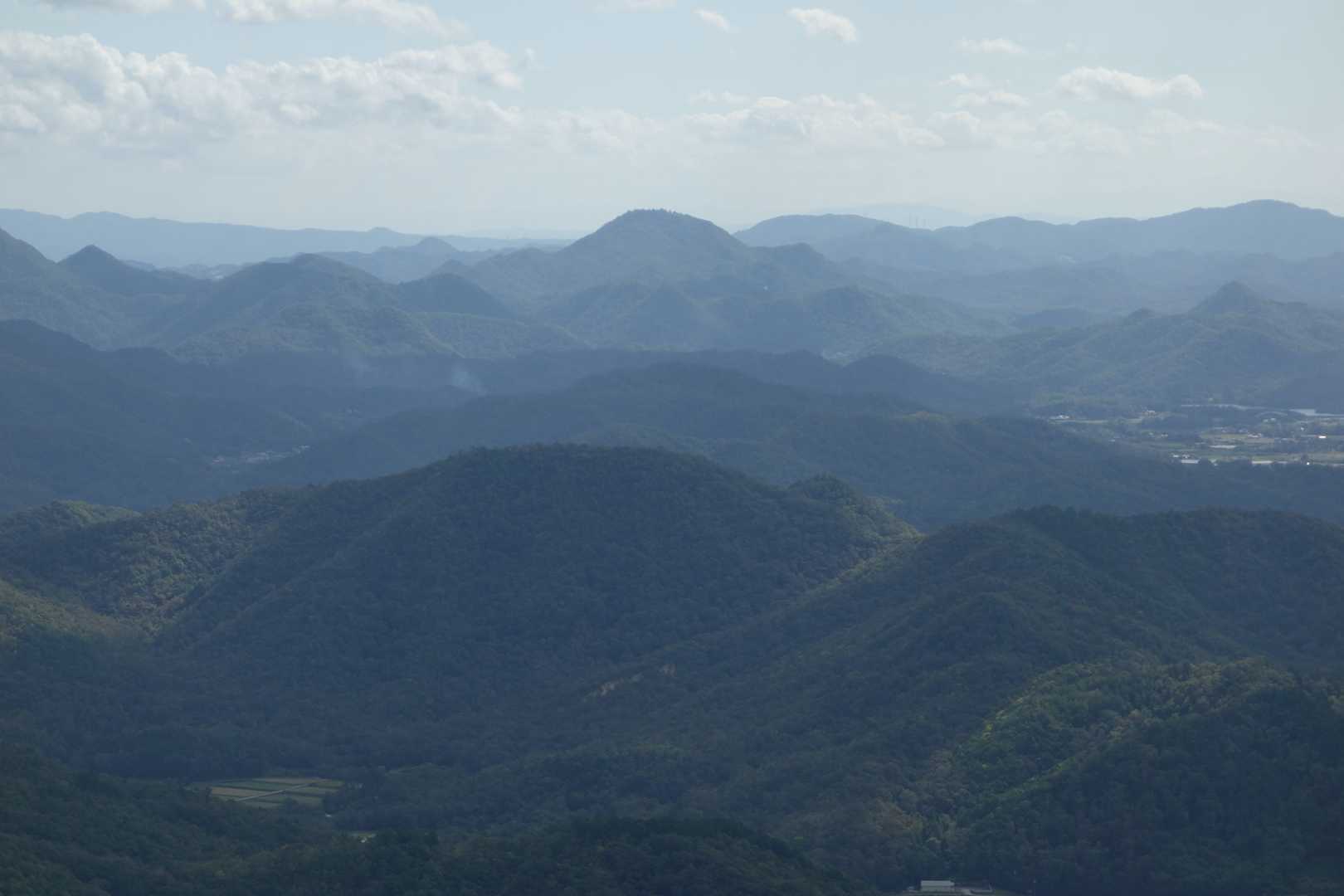羽束山方面。