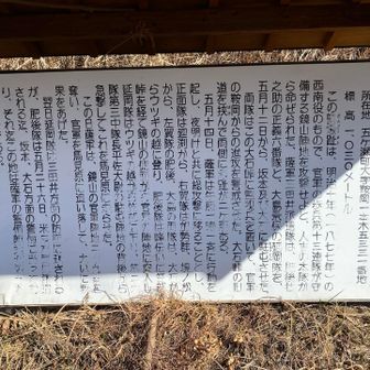 脊梁を越えるのは、さぞ険しかっただろう🤔