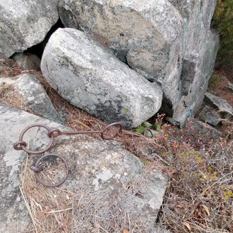 鎖場の跡がありますよ⛓️