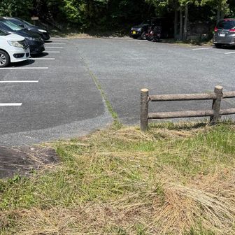 無事駐車場🅿️到着、暑さと体力消耗ヤバかった💦