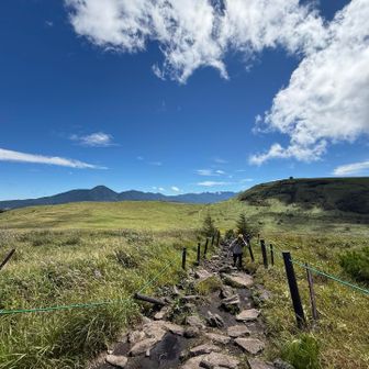 振り返って
車山と八ヶ岳✨