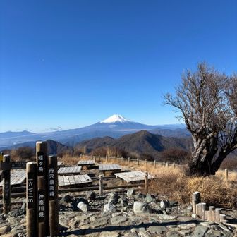 途中で山荘前が山頂じゃないと気付いて移動w