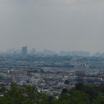 ここからは東京都心がかなり近くに見えます。