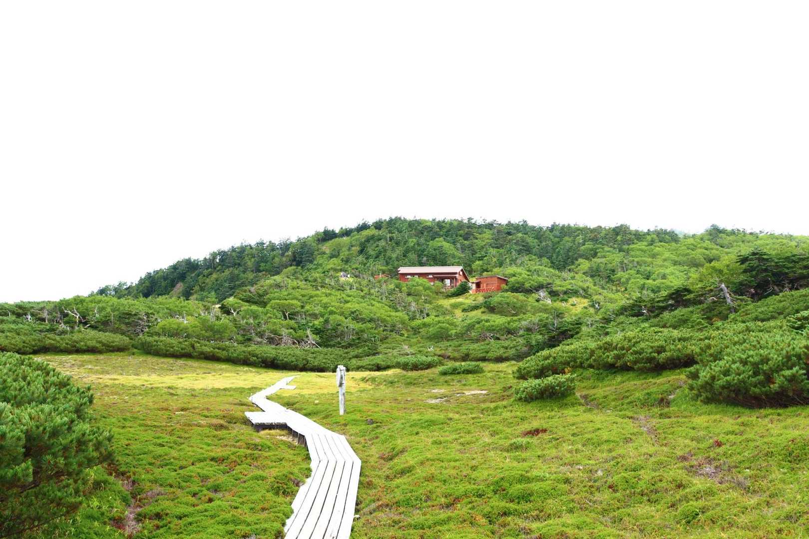 茶臼岳登山口-ヤレヤレ峠-茶臼岳-仁田池-希望峰-易老岳- 往復コースの写真