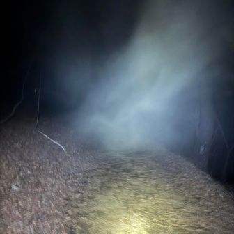 吐く息が白すぎる