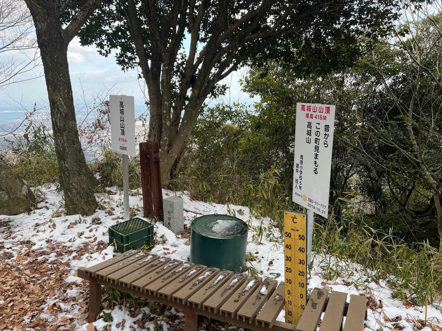 最高峰、高城山とうちゃこ。