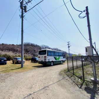 駐車場🅿️ゴール🤪
なんとマイクロバス🚐😳ビックリです(笑)