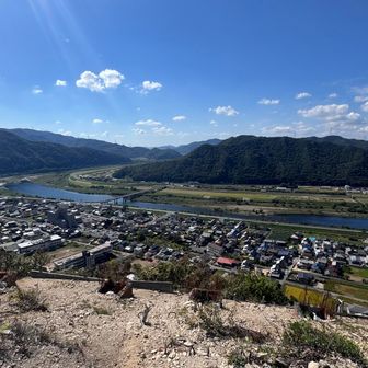 和文字焼きの場所から…