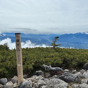 山梨百名山の標識は南の山梨県側を向いているのか