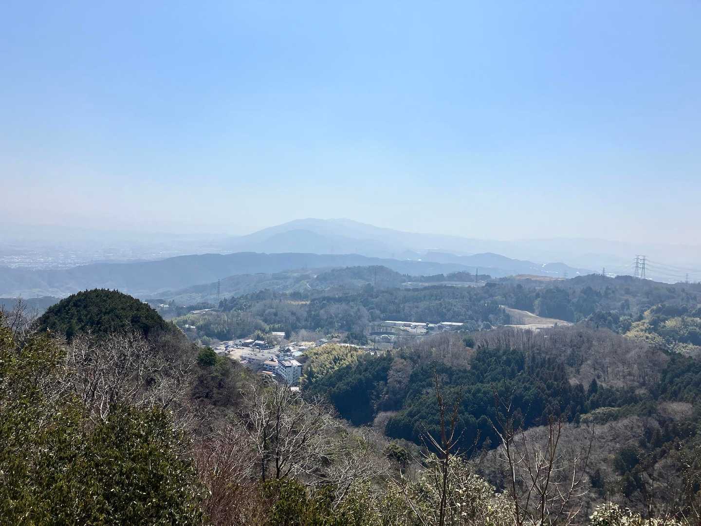 信貴山口駅-朝護孫子寺-信貴山 成福院-信貴山門　バス停 縦走コースの写真