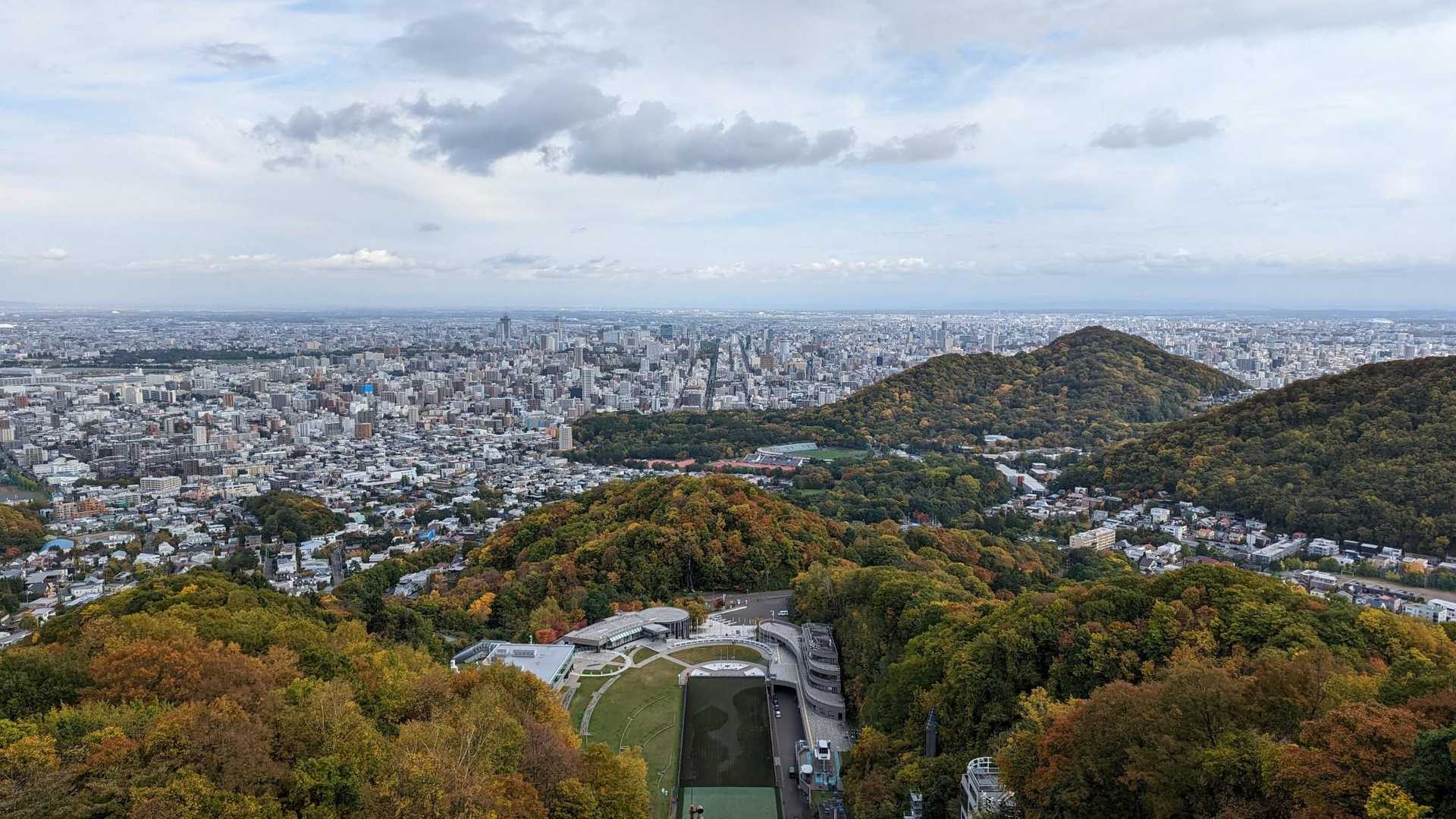 山の手入口-三角山-大倉山登山口 縦走コースの写真