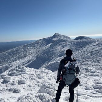 登山道がなく
夏場は行けない矢筈森から