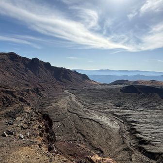流れた跡かな？カッコいい