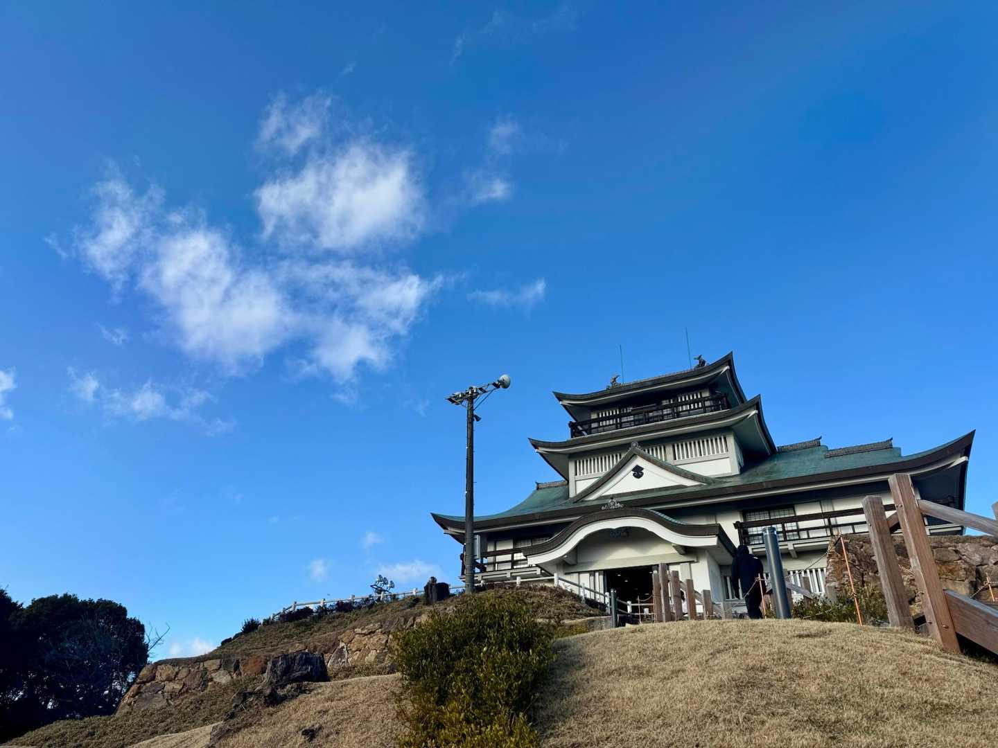 小牧市役所バス停-小牧山 往復コースの写真