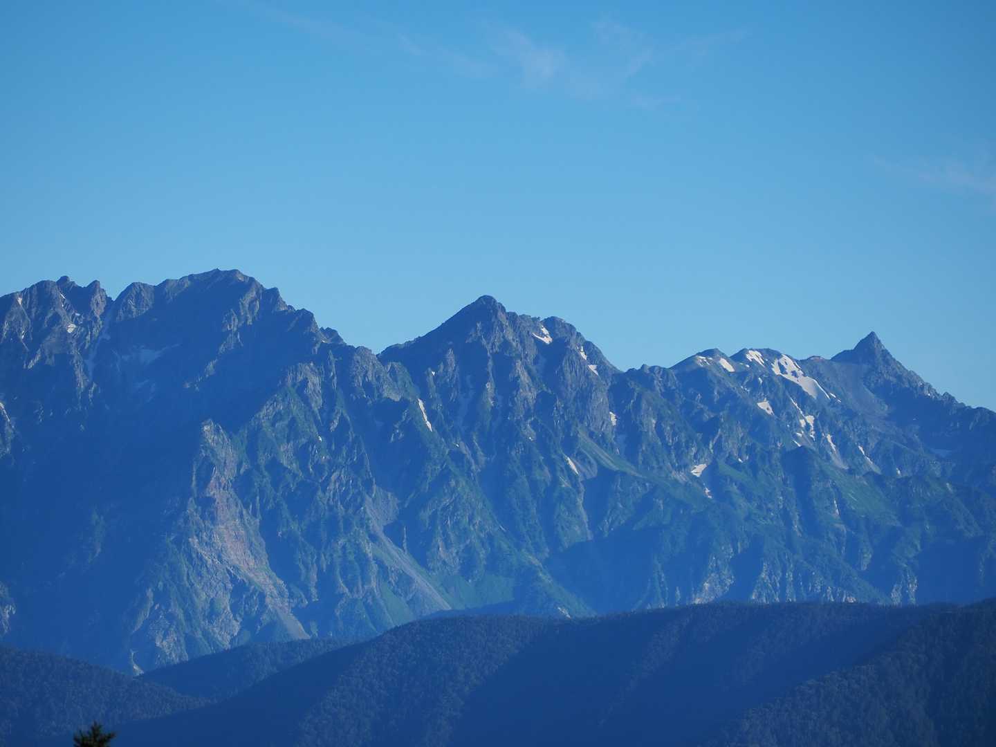 鉢盛山 往復コースの写真