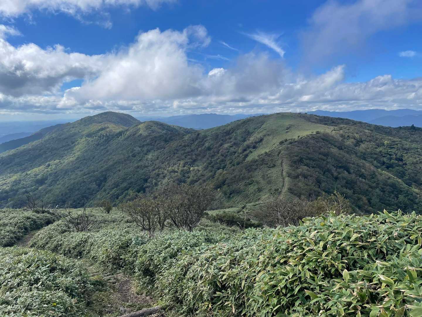 滝山方面はずっと晴れ