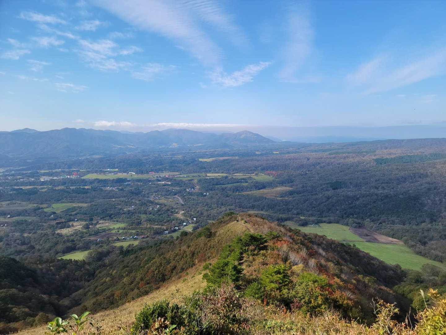 上蒜山登山口-槍ヶ峰-上蒜山-中蒜山-日留神社-中蒜山登山 縦走コースの写真