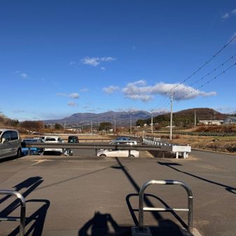 駐車場から赤城山