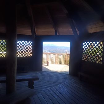 この展望台は初。