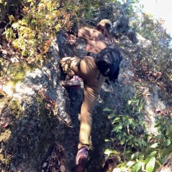 ロープが弱ってるのでフリーで⤴️