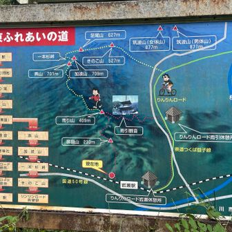 きのこ山から先は、ふれあいの道じゃないのか。
ゴールの筑波山は、はるか遠くに。
