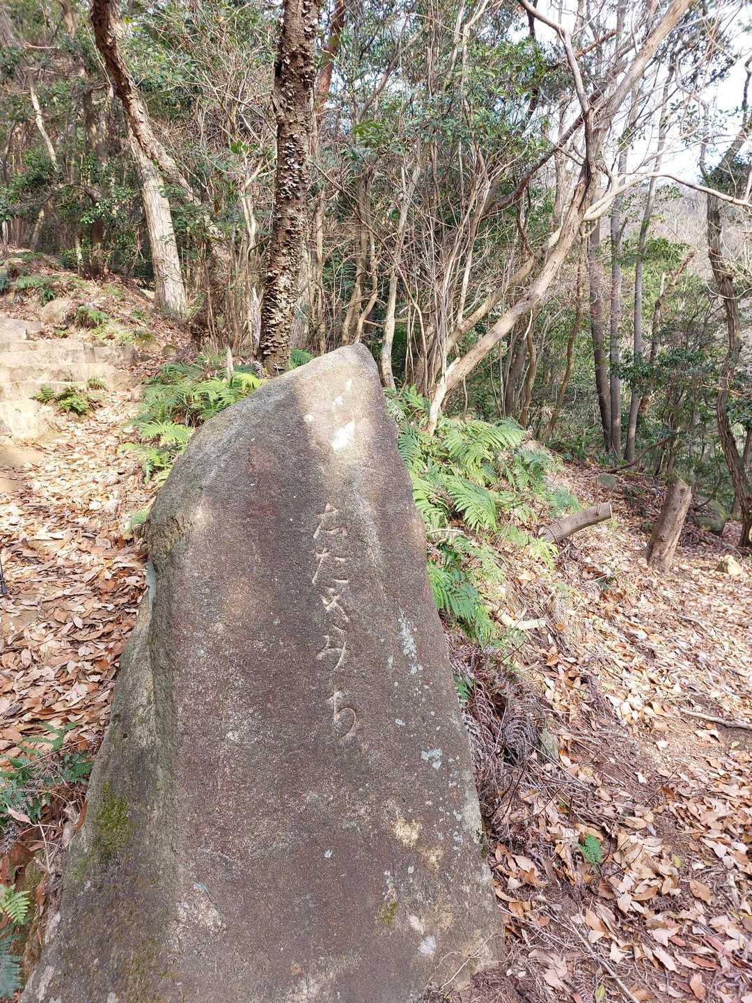 松小田登山口 往復コースの写真