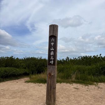 目的地を決めておらずなんとなく山頂まで！初めて上まで来ました。下山中にイケおじとまたお会いできて嬉しかった！