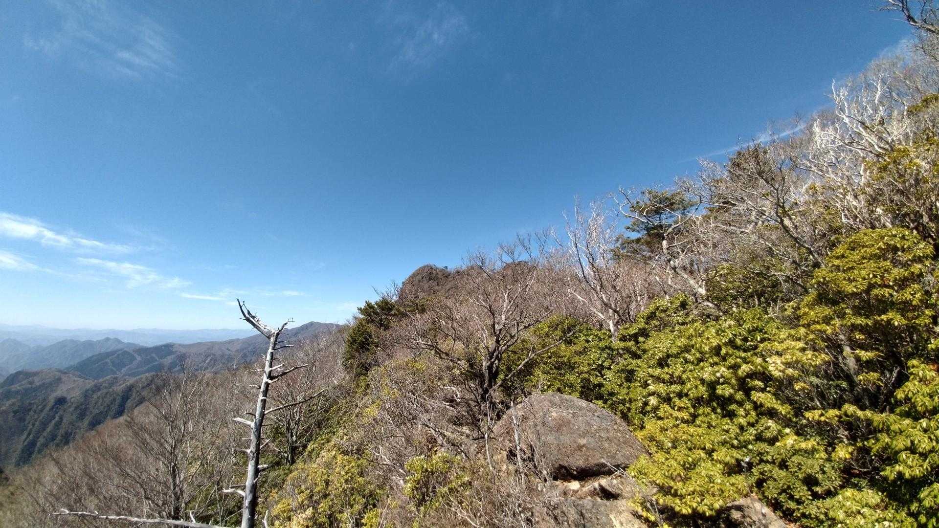 傾山 往復コースの写真
