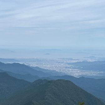 堂ヶ森から
松山方面
